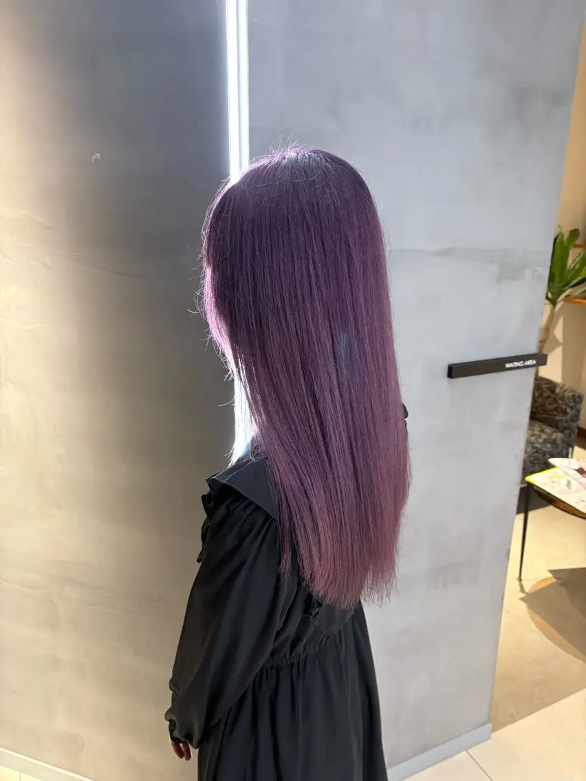 カラー ラベンダーカラー ERII /伏見 カットモデル募集中！のヘアスタイル