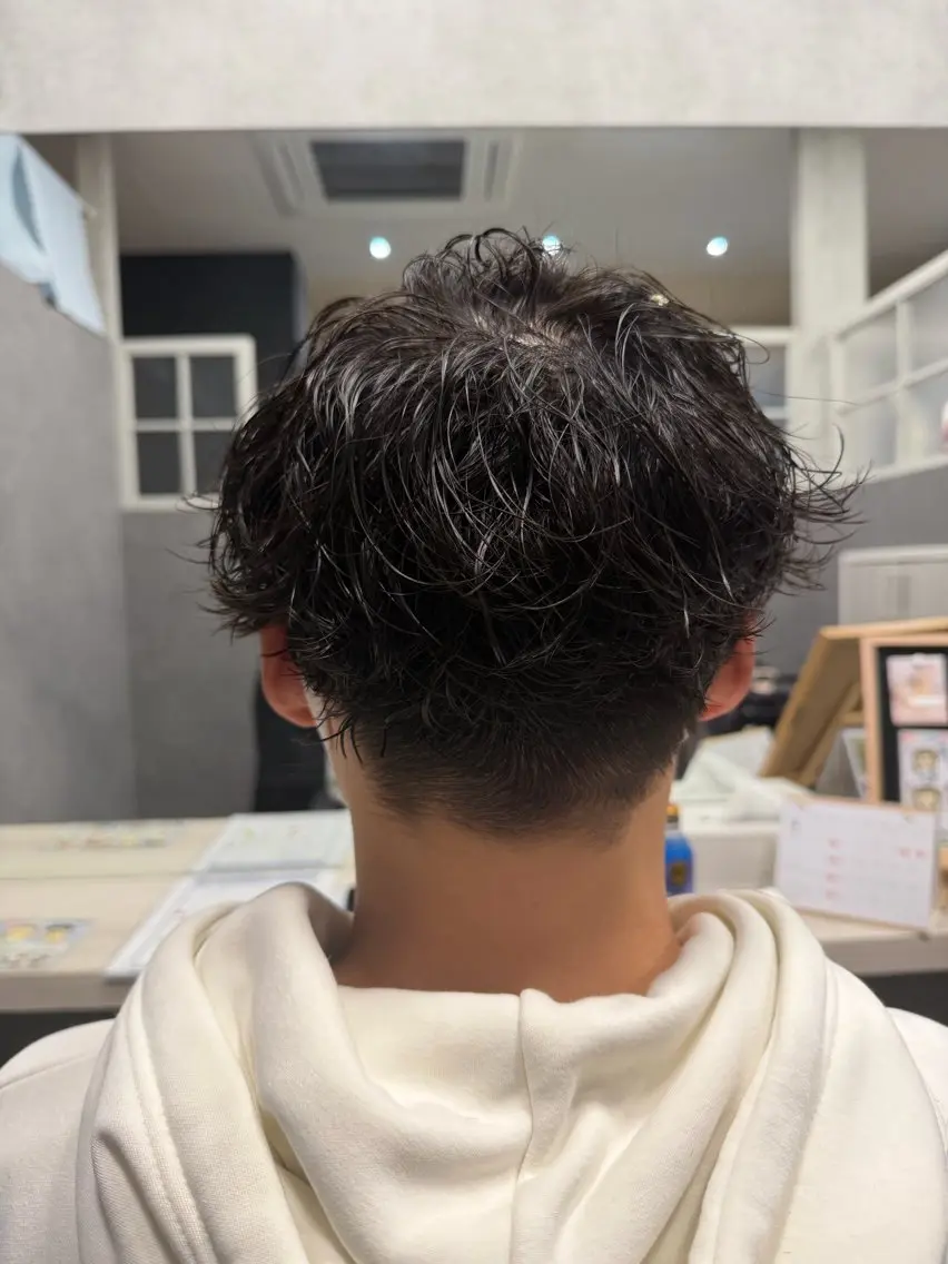 パーマ メンズ メンズパーマ ニュアンスパーマ カット パーマ ヘッドスパ 加藤 あおいのヘアスタイル