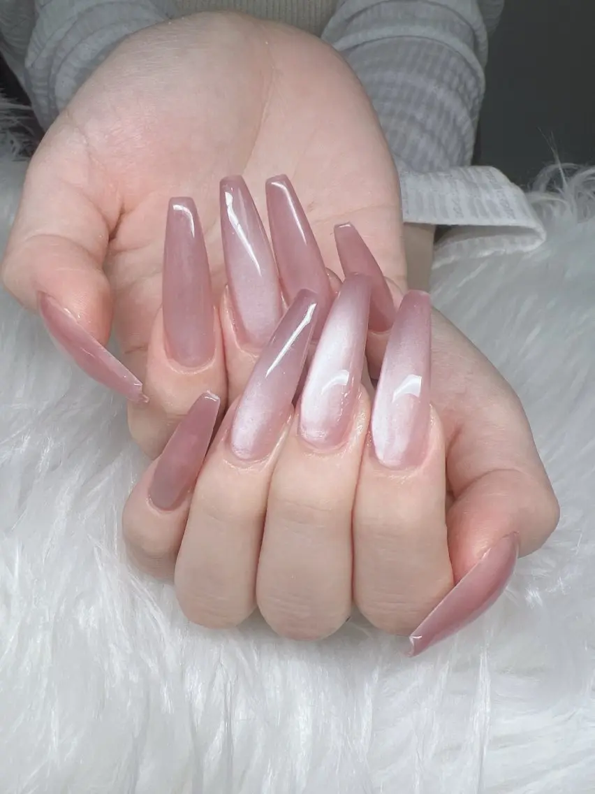 ネイル ハンドネイル Lee Nails チップ長さだし専門店のネイルデザイン