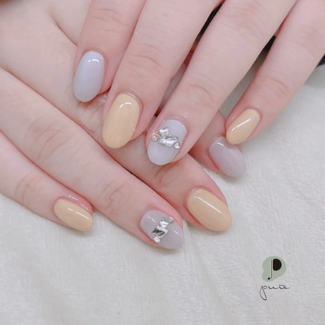ネイル ジェルネイル ワンカラーネイル ハンドネイル Nail salon puu kyotoのネイルデザイン