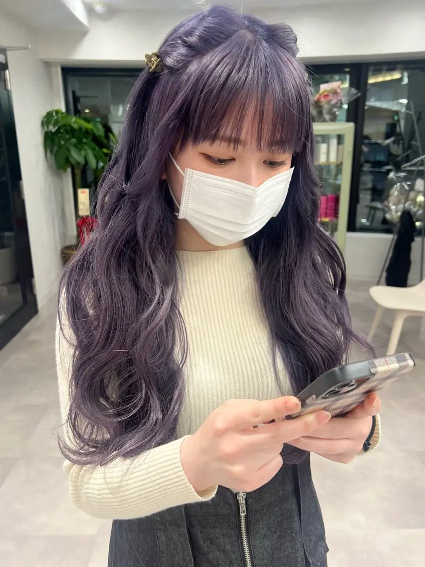 ロング カラー カット ヘアカラー トリートメント ダブルカラー🩰 CHIHIRO👒のヘアスタイル