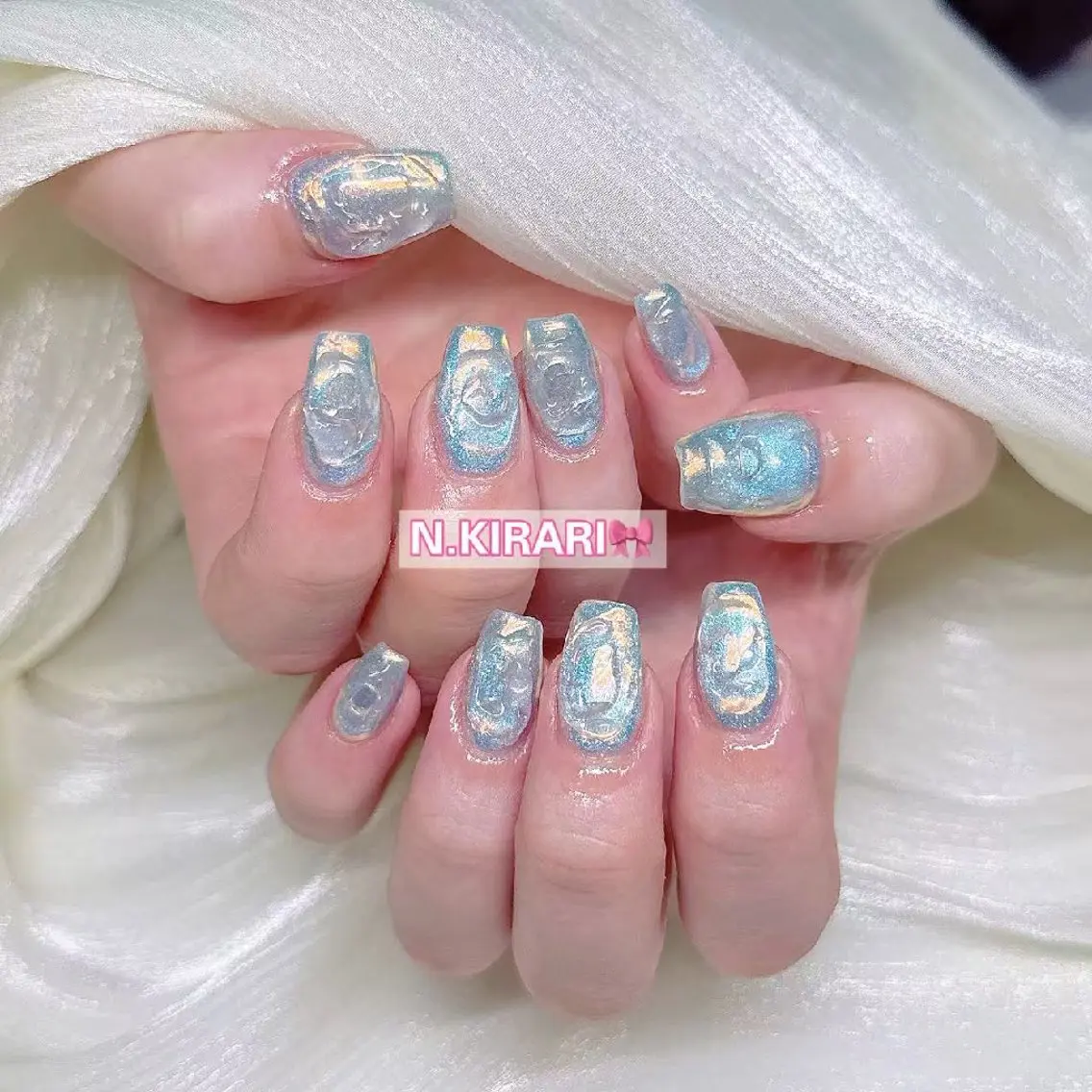 ネイル ハンドネイル ハンドケア 🎀 ユズ 🎀のネイルデザイン