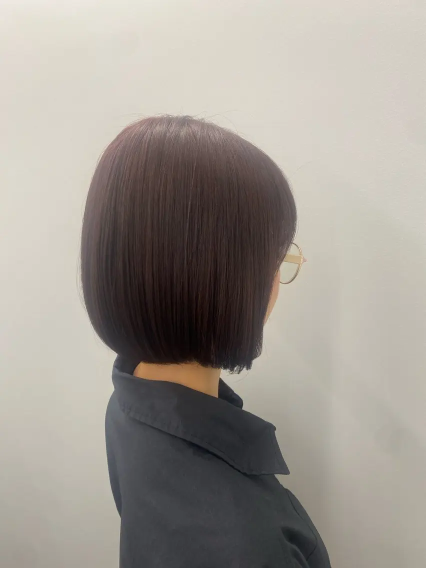 【U29】🌷ワンカラー+前髪カット🌷の写真