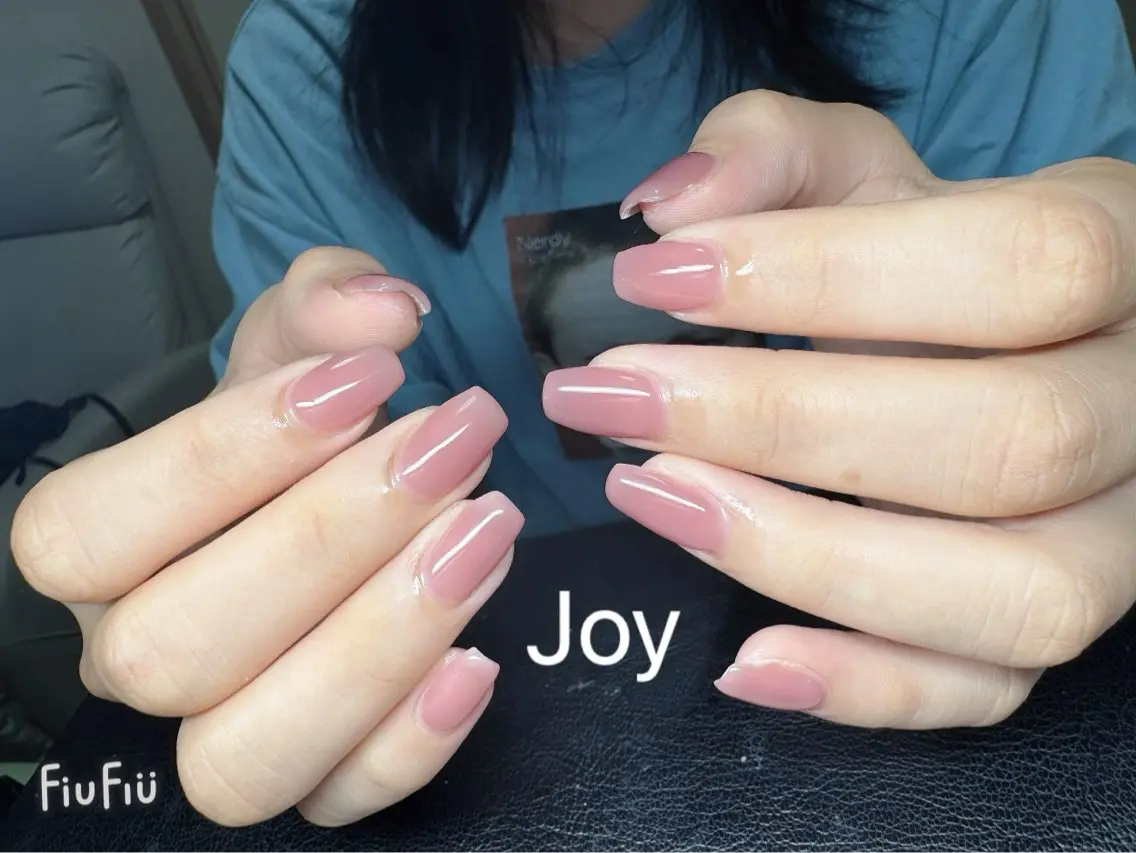 ネイル ジェルネイル ワンカラーネイル シンプルネイル Nail Salon JOYのネイルデザイン