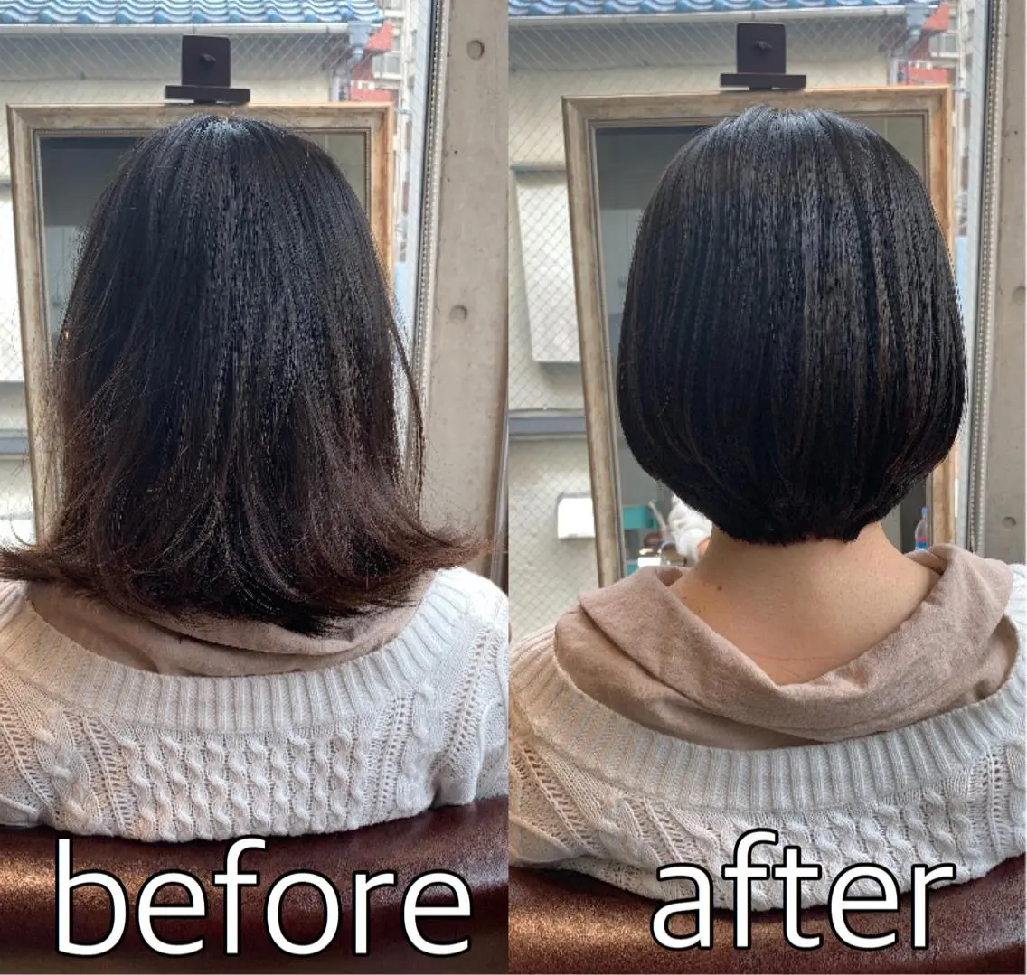 ショート ショートボブ ボブ ショートヘア ＊くせ毛に特化＊ 【yun】のヘアスタイル