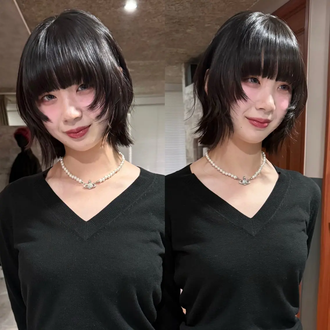 【 大人気 !! 】 【ミニモ学割】カット+カラー+リペアトリートメント🎀の写真