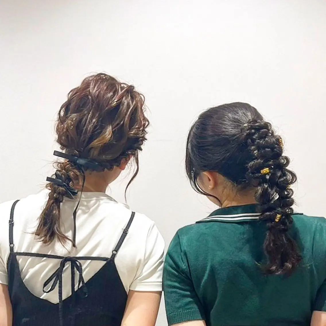 ライブ前🎀推し活前のヘアセット🎀の写真