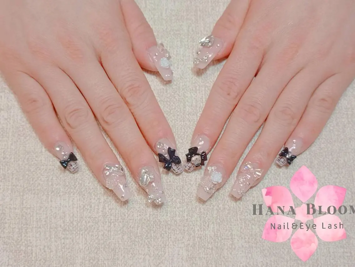 ネイル 長さ出し ジェルネイル 持ち込み パラジェル ワンホンネイル ハンドネイル ハンドケア Hana Bloom Nail💗YUIのネイルデザイン