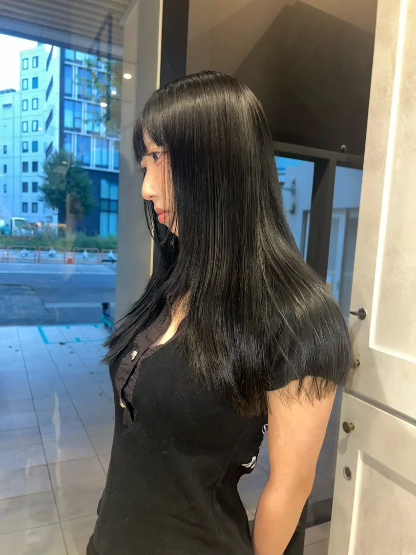 【就活BLACK🖤ワンカラー＋トリートメント❤︎❤︎】の写真