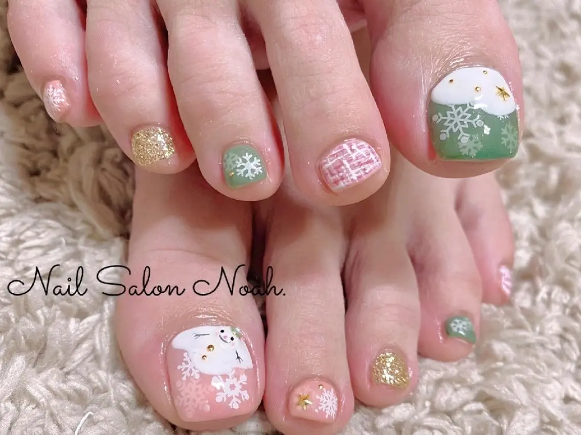 ネイル 持ち込み フットネイル Nail Salon Noah.のネイルデザイン