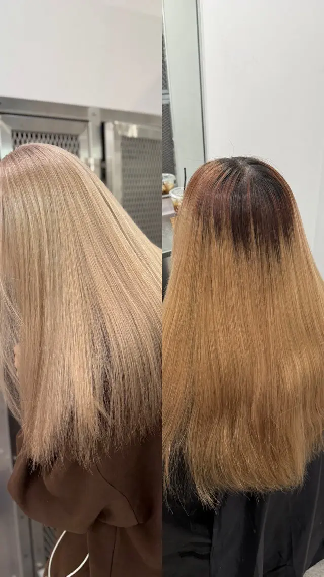 セミロング カラー ヘアカラー 【🥀履歴修正🥀】 ハイトーン職人/拓真のヘアスタイル