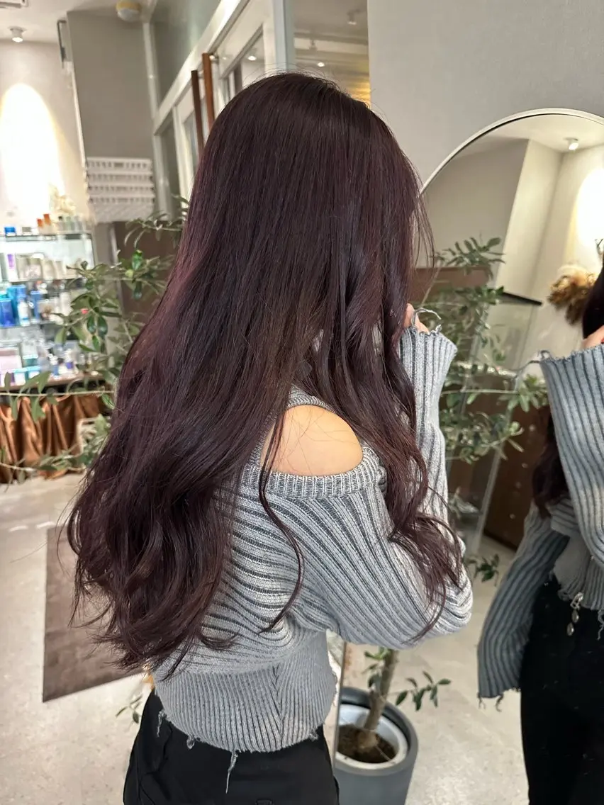 ロング カラー バイオレットカラー Daisy🎀【福岡 美容室】chiakiのヘアスタイル