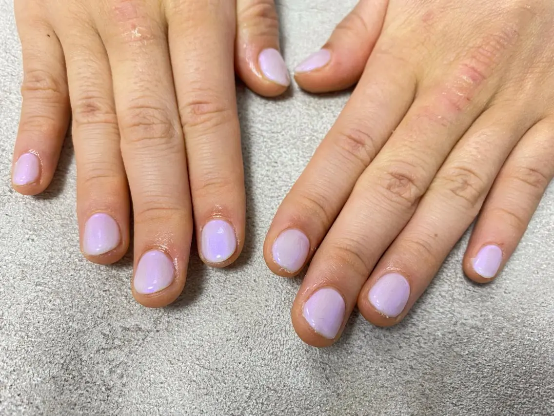 ネイル ワンカラーネイル ハンドネイル mogunail &blowのネイルデザイン