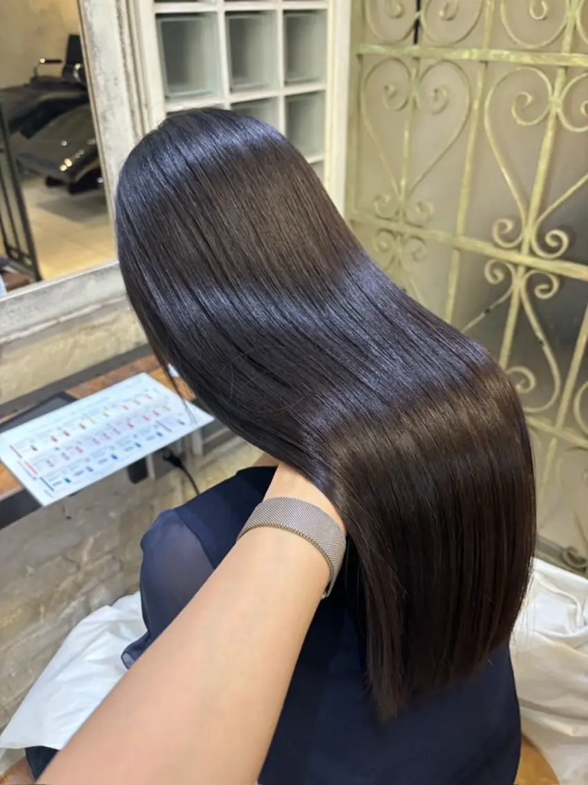 ロング トリートメント 上野 峻典のヘアスタイル