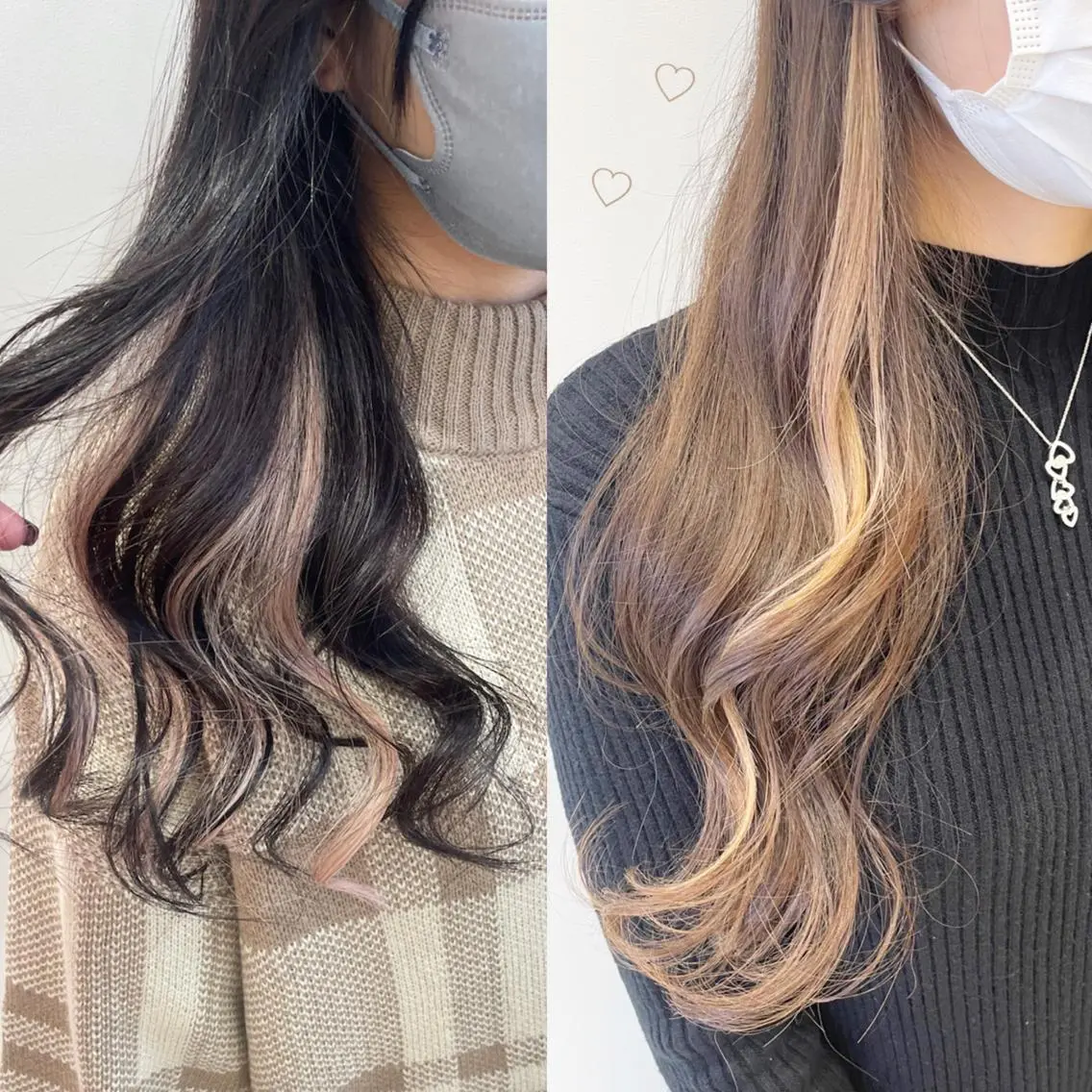 セミロング カラー シールエクステ エクステ カット トリートメント 新宿駅近♡個室 ♡関口三都季🌜のヘアスタイル
