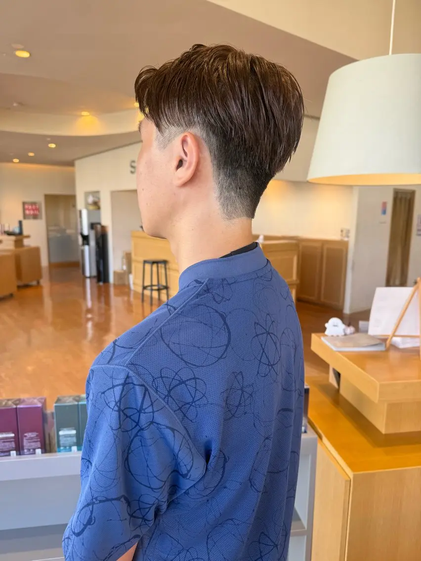 メンズ 刈り上げ 中島 紗來のヘアスタイル