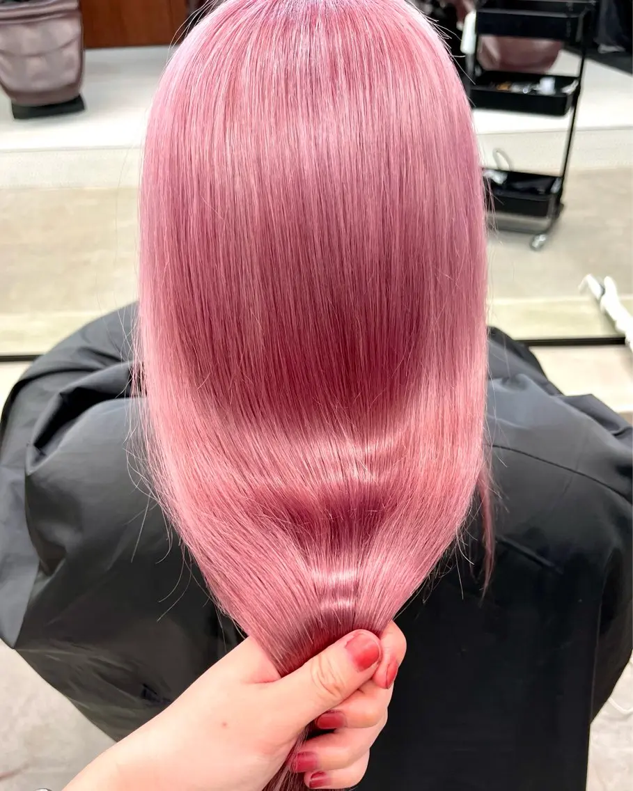 ロング カラー ブリーチ ケアブリーチ デザインカラー ハイトーンカラー インナーカラー 似合わせ/美髪カラー /カンナのヘアスタイル