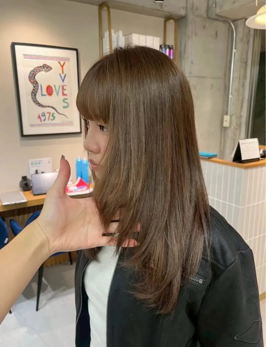 ミディアム カット Suzuha 新宿のヘアスタイル
