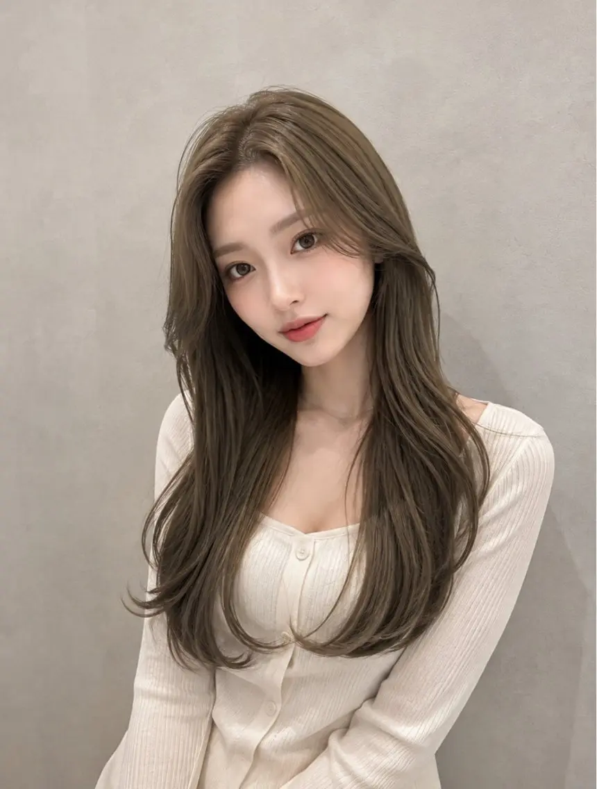 カラー ヘアカラー トリートメント 韓国ヘア|艶カラー| ヘアアレンジ|yuiのヘアスタイル