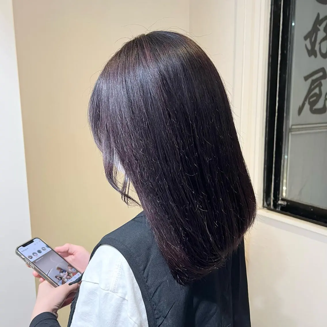 ミディアム カラー 髪質改善/韓国ヘア 顔まわり特化yutoのヘアスタイル