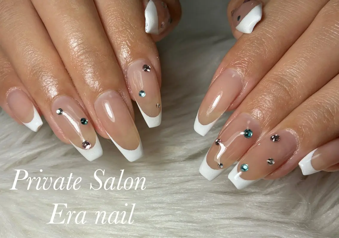 ネイル フレンチネイル ハンドネイル Era nailのネイルデザイン