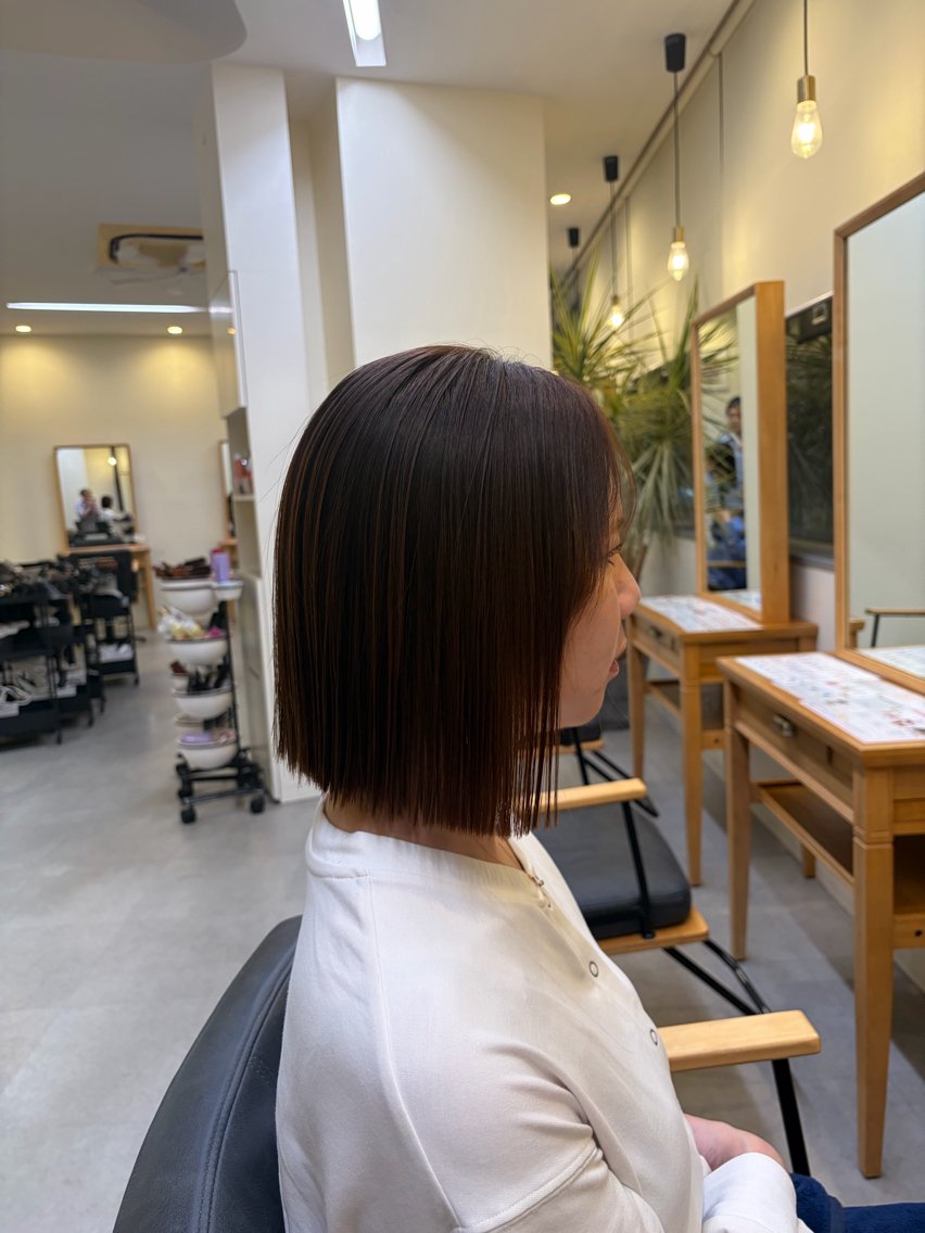 ミディアム ボブ 村上 一葉のヘアスタイル