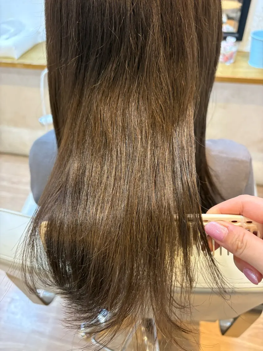 カラー カット ヘアカラー トリートメント 韓国ヘアー🇰🇷 MIWAのヘアスタイル
