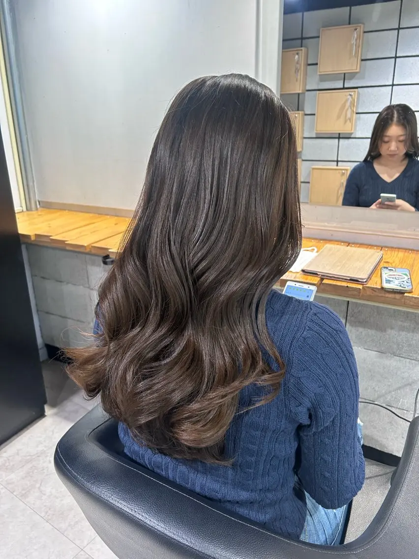 ロング カット ヘアカラー ヘッドスパ レイヤーStyle 🪽菜々実のヘアスタイル