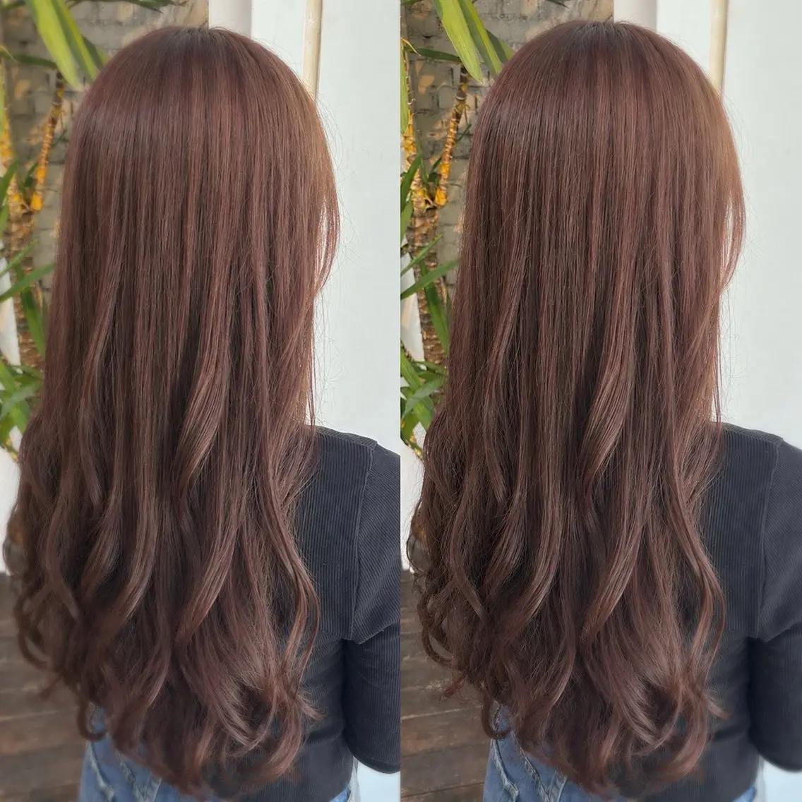 ロング カラー 杉原 向日梨のヘアスタイル