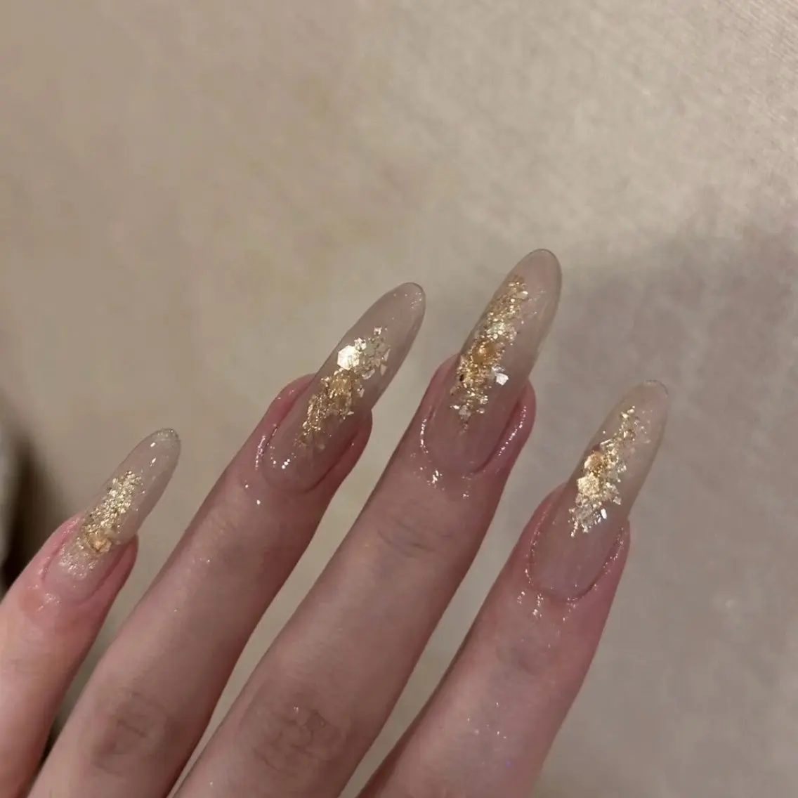 ネイル ゴールド Best  nail 結衣のマツエク・マツパデザイン