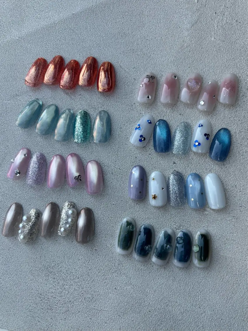 ネイル マグネットネイル nail salon Lanaのネイルデザイン