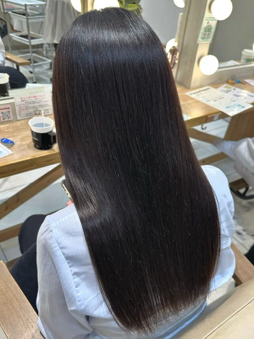 【女性限定/当日OK】髪質改善 縮毛矯正(前髪、ポイント)＋前髪カットの写真