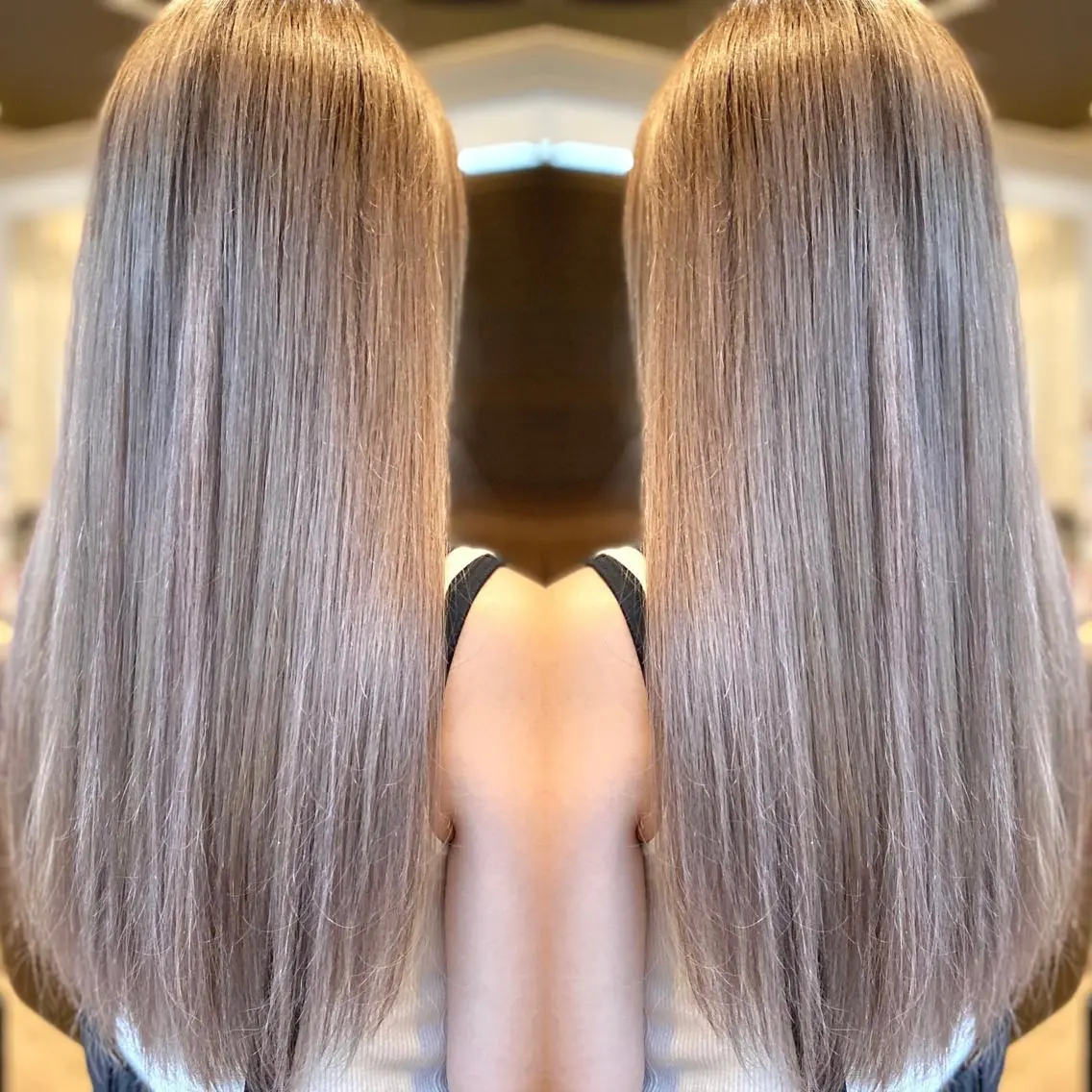 ロング カラー カット ヘアカラー エクステ hair &eye LAWE.店長のヘアスタイル