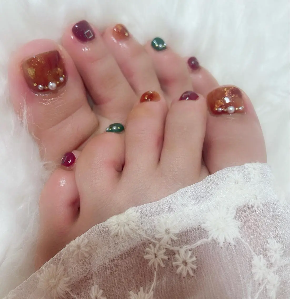 ネイル フットネイル ＆ME アンドミーのネイルデザイン
