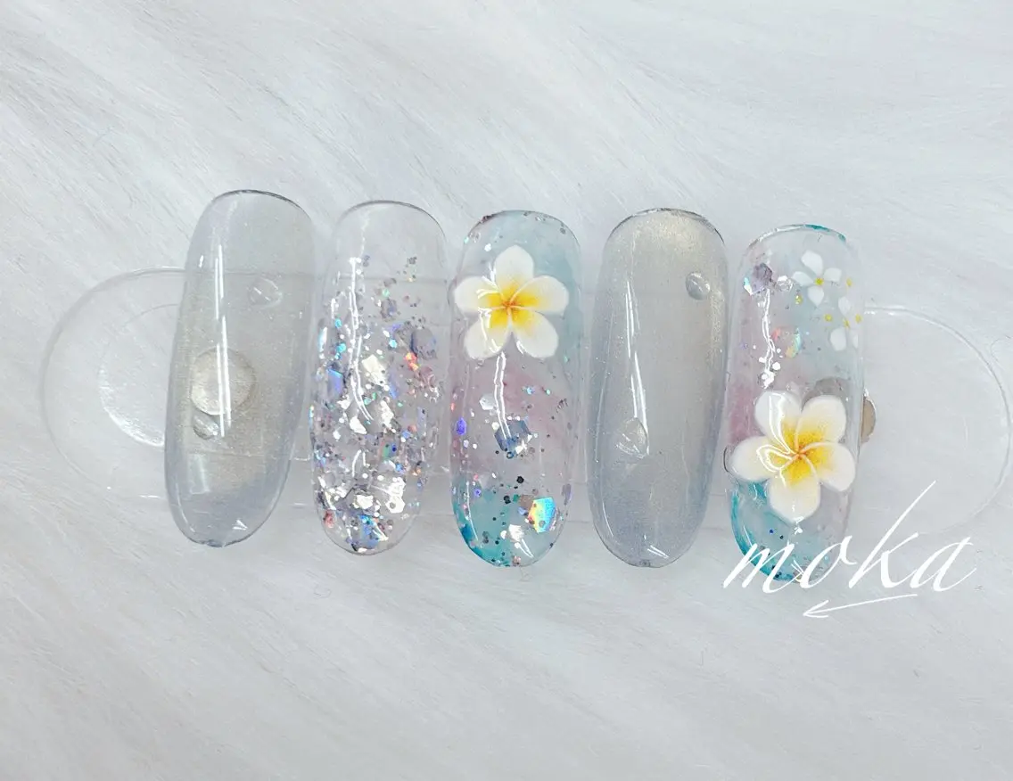 ネイル ハンドネイル ハンドケア 胡蝶蘭レディースサロ ンNailMOKAのネイルデザイン
