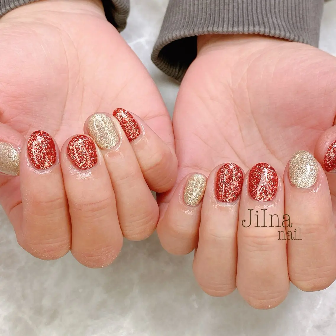 ネイル フラッシュネイル マグネットネイル JiIna nailのネイルデザイン
