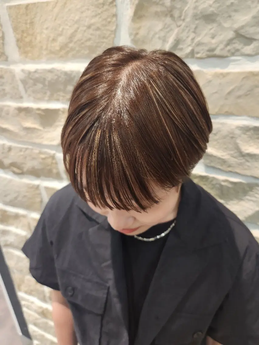 ショート カラー 透明感カラー✨️ 札幌/ナカムラのヘアスタイル