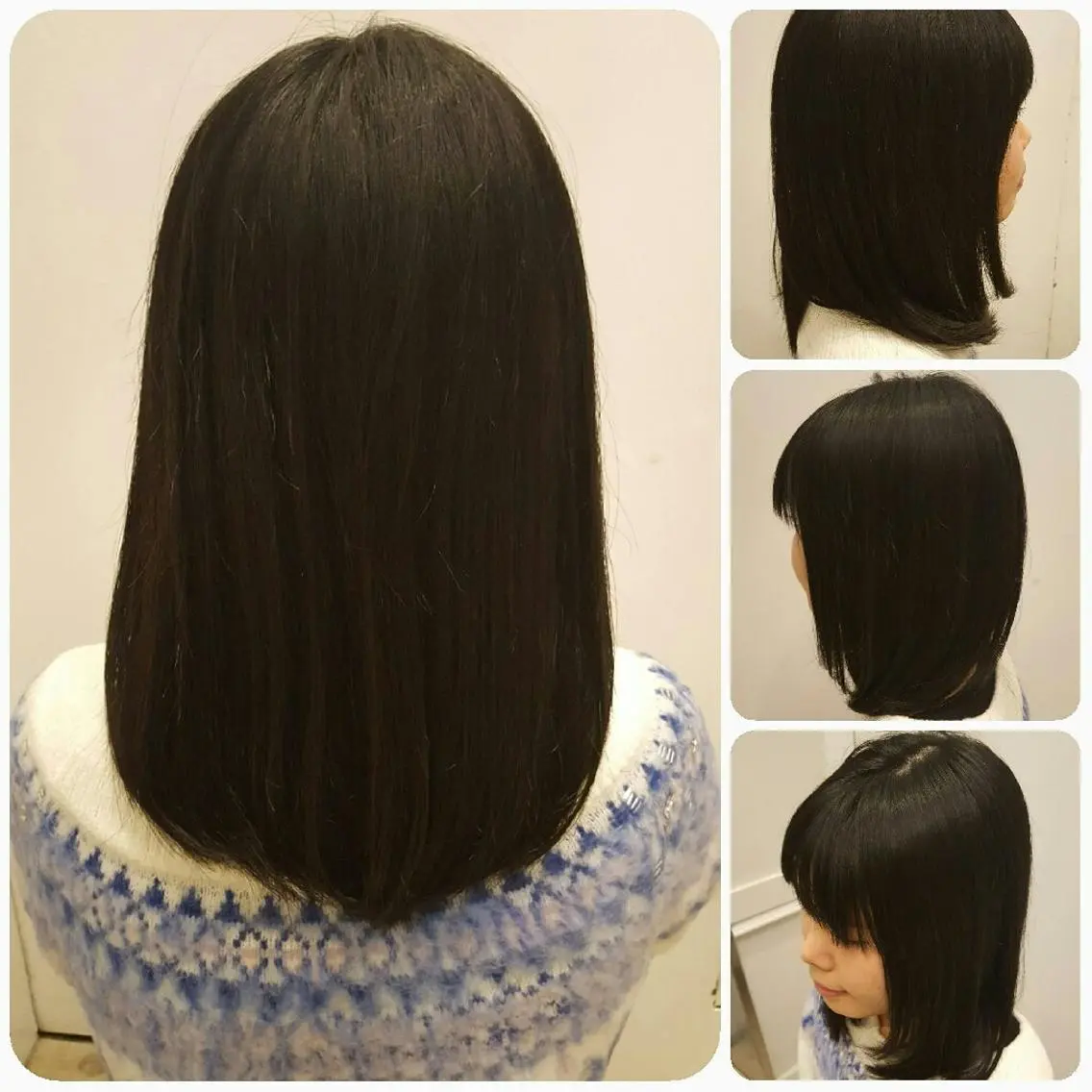 セミロング カラー トリートメント spa hair ark 富井直美のヘアスタイル