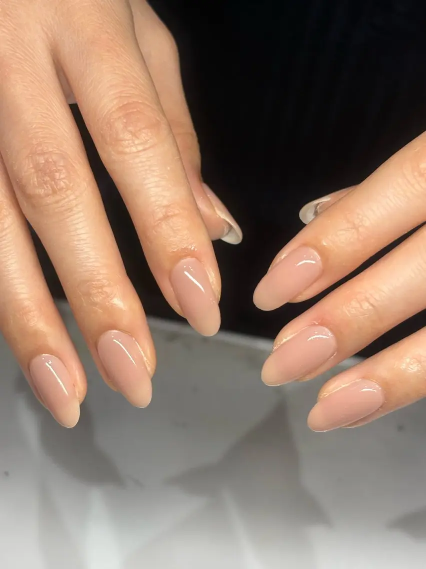 ネイル オフィスネイル ワンカラーネイル CLALA Tokiho 🖤:のネイルデザイン