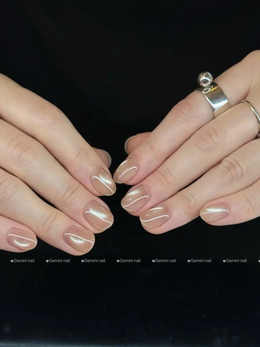 ネイル マグネットネイル Gemini nail.Yukiのネイルデザイン
