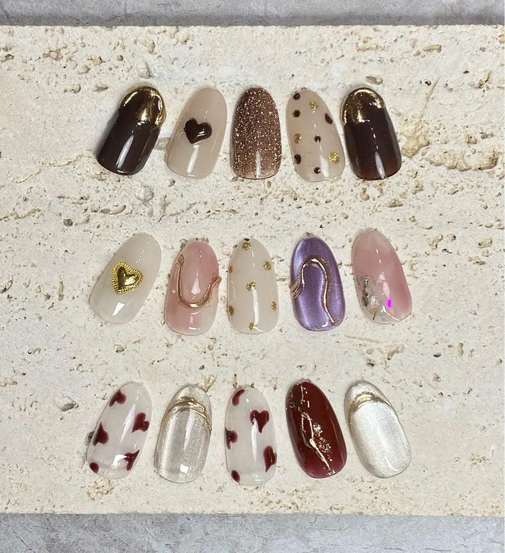 ミディアム cattleya nailのネイルデザイン