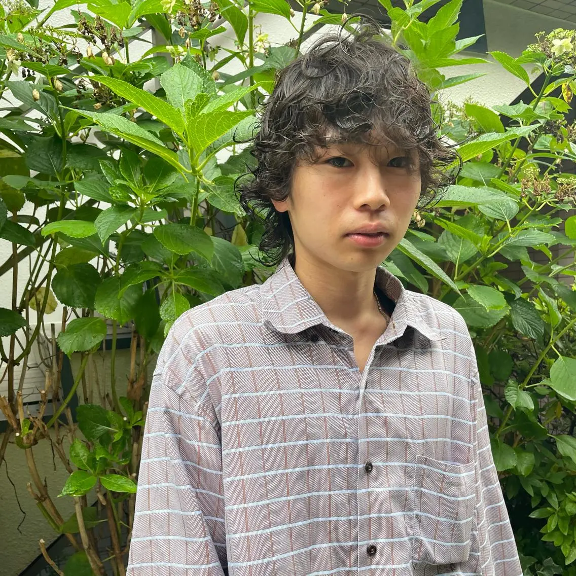 パーマ メンズ ショートボブ メンズブリーチ メンズデザインカット フェードカット メンズハイライト カット パーマ 🌈圧倒的デザイン パーマ　関和希のヘアスタイル