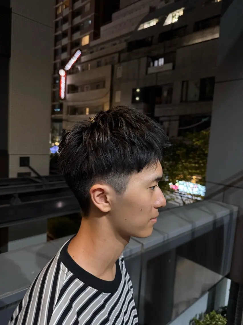 メンズ カット 河野 悠のヘアスタイル