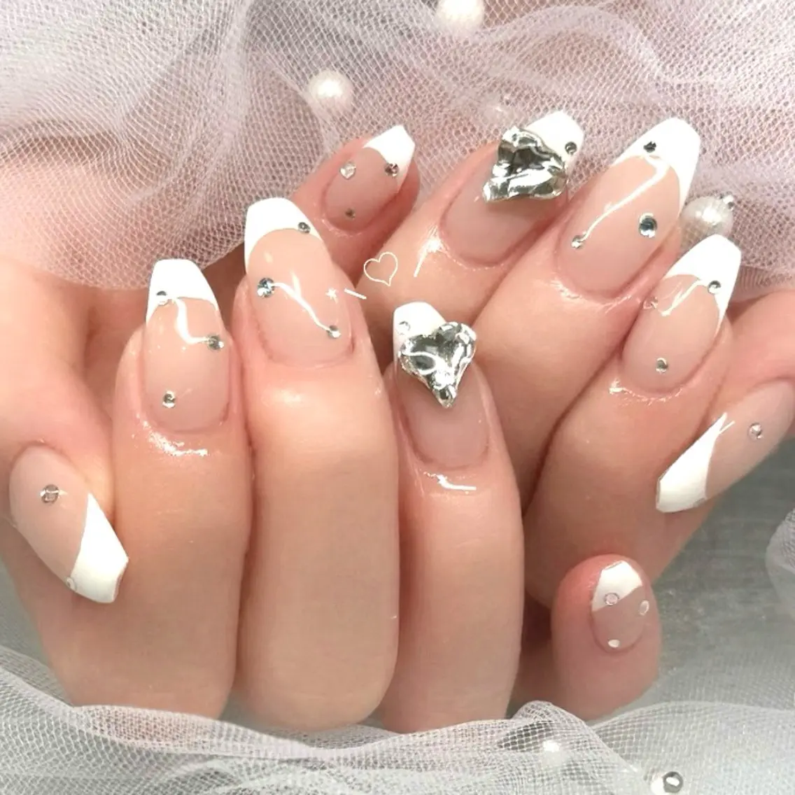 ネイル ハンドネイル 🎀sao🎀銀座 ワンホンネイルのネイルデザイン
