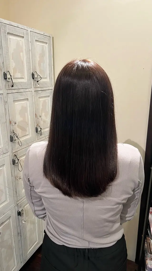 似合わせカット💇🏻‍♀️+しっかりストレート💡(縮毛矯正)の写真