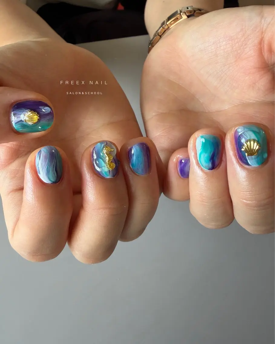 ネイル ニュアンスネイル ハンドネイル ハンドケア freex nail /ニュアンス/個性派のネイルデザイン