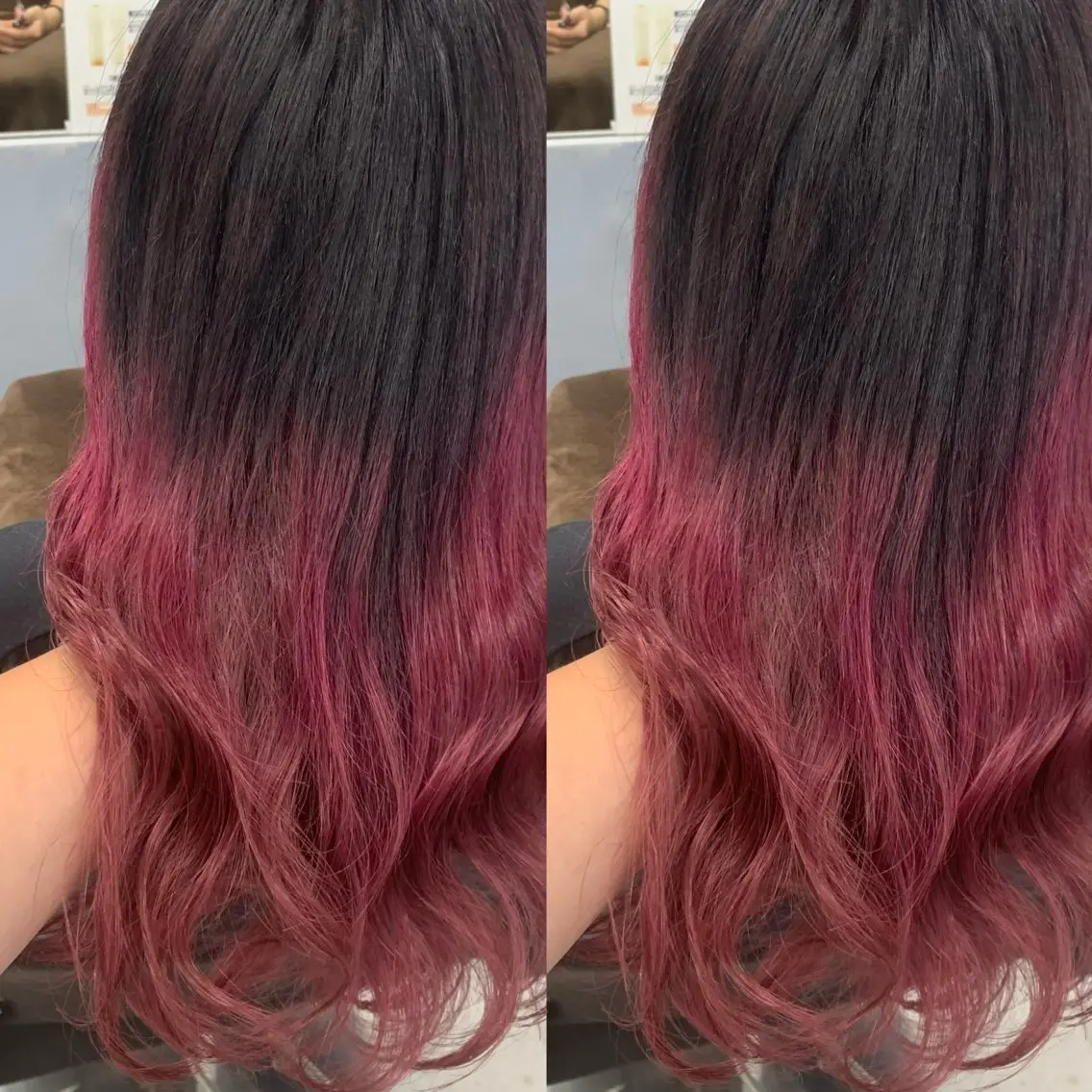 セミロング ブリーチ無しカラー✨ 美鈴のヘアスタイル