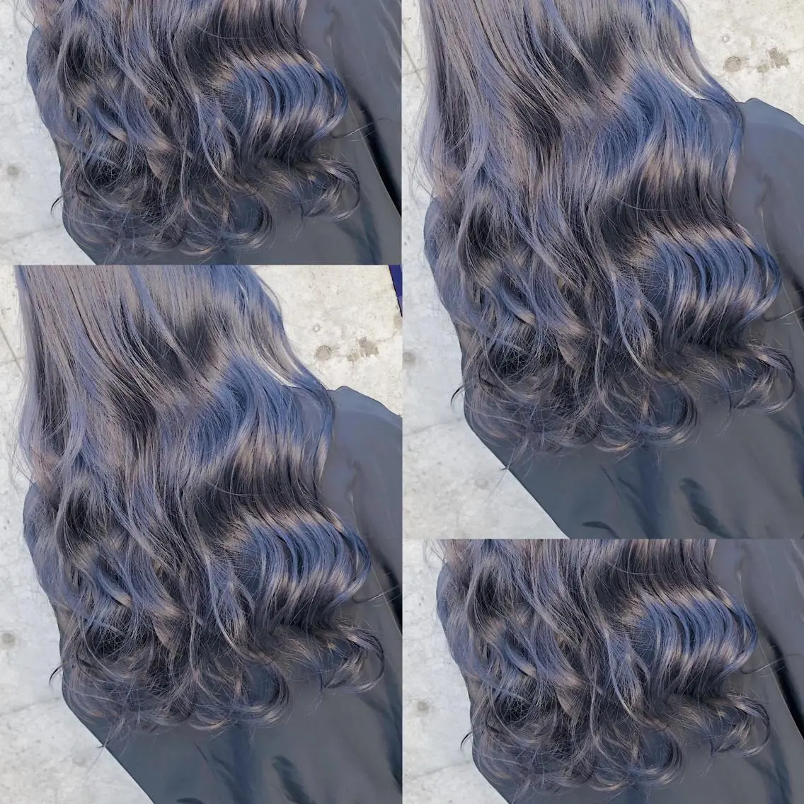 ロング カラー ヘアアレンジ メンズ キッズ カット ヘアカラー トリートメント 💟Chloe原宿店 🩶ハイトーンのヘアスタイル