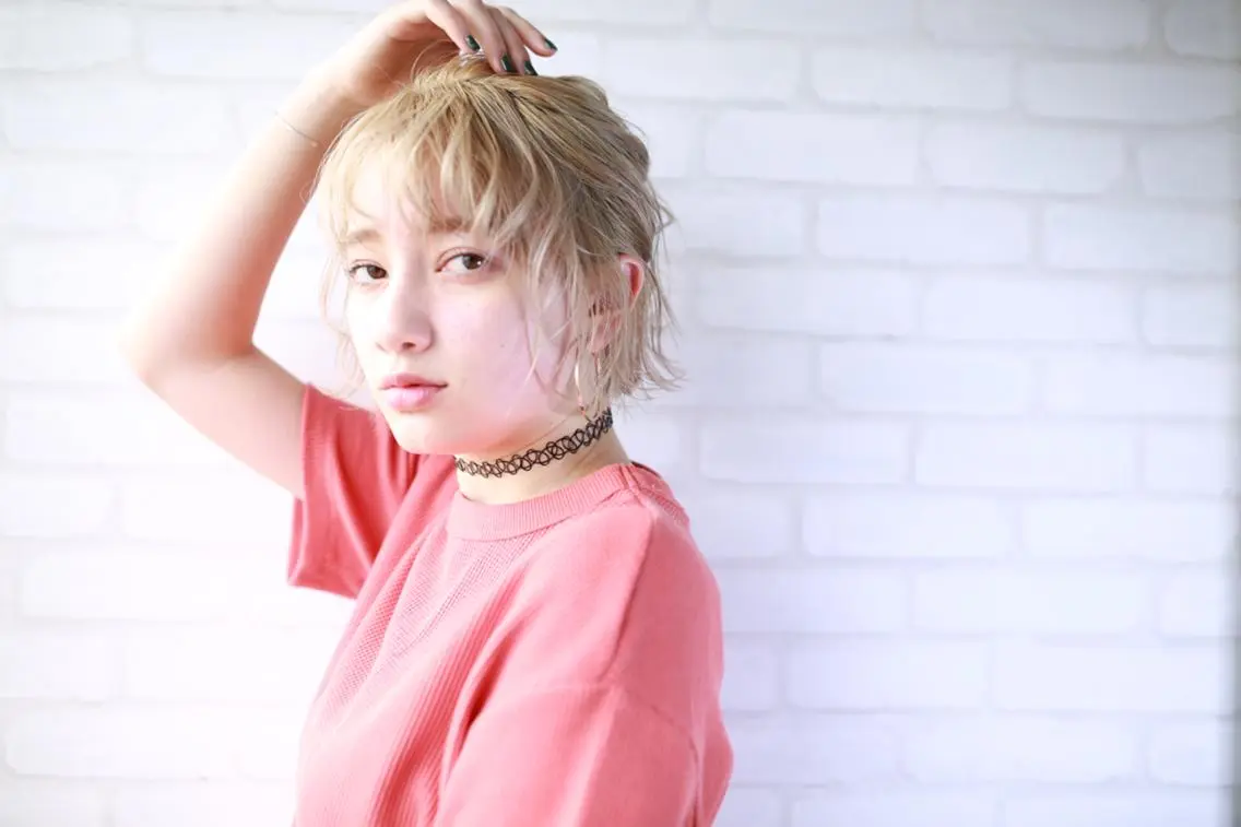 ミディアム カラー パーマ ヘアアレンジ 大久保寿高✨ なりたい色を叶える✨のヘアスタイル