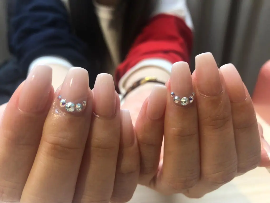 ネイル ストーンネイル 韓国/網紅/パーツ M-salonのネイルデザイン